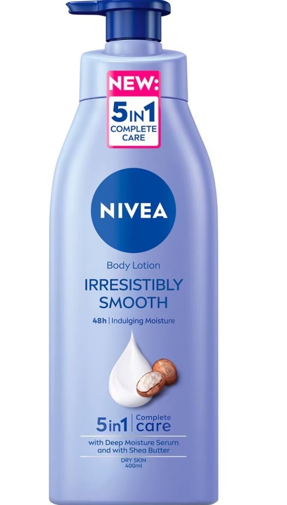 Nivea Irresistibly Smooth Body Lotion With Moisturising Serum 400mL