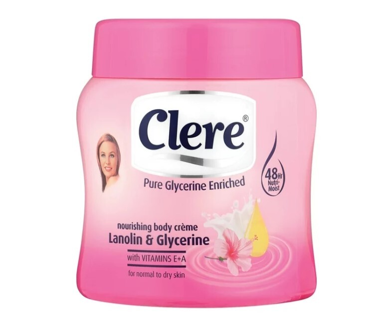 Clere Body Creme Lanolin & Glycerine 500ml