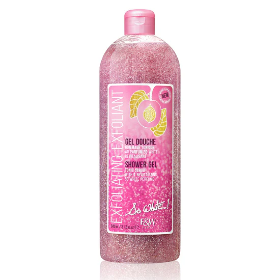F&W - SO WHITE - Exfoliating Shower Gel 940ml