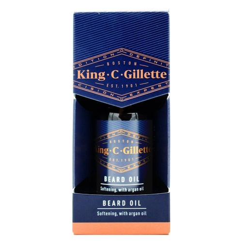King C Gillette Beard Oil 30ml With Argan Oil 