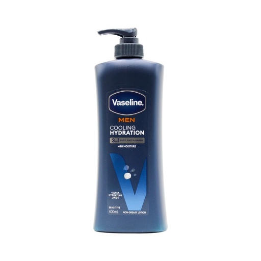 Vaseline Moisturiser Mens Cooling and Hydrating 400mL