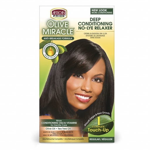 [AP40001] African Pride Olive Miracle Deep Conditioning No-Lye Relaxer Regular