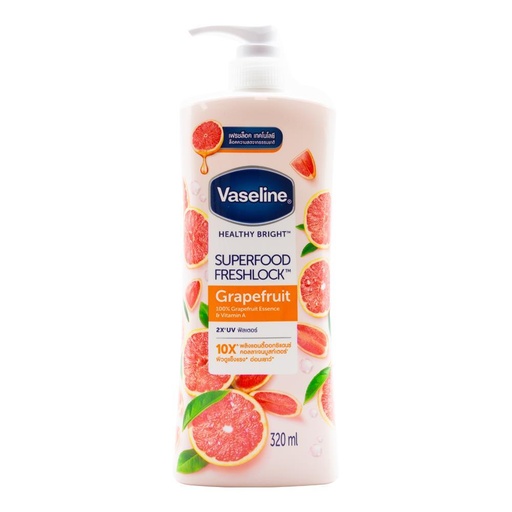 Vaseline Body Lotion Superfood Freshlock Peach 320ML