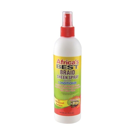 [AB50012] Africa's Best Braid Sheen Spray with Conditioner 355mL (12oz)